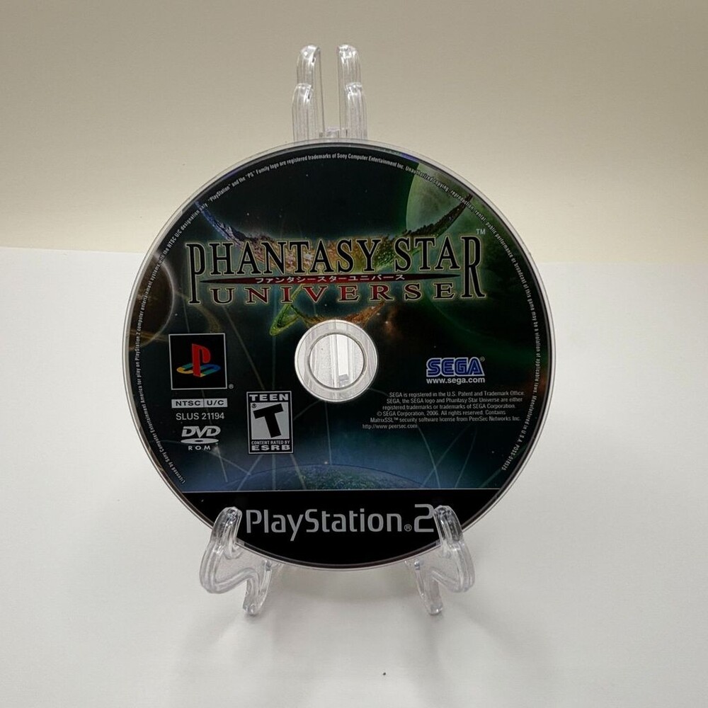 Phantasy Star Universe PS2 (PlayStation 2, 2006, SLUS-21194) Disc Only